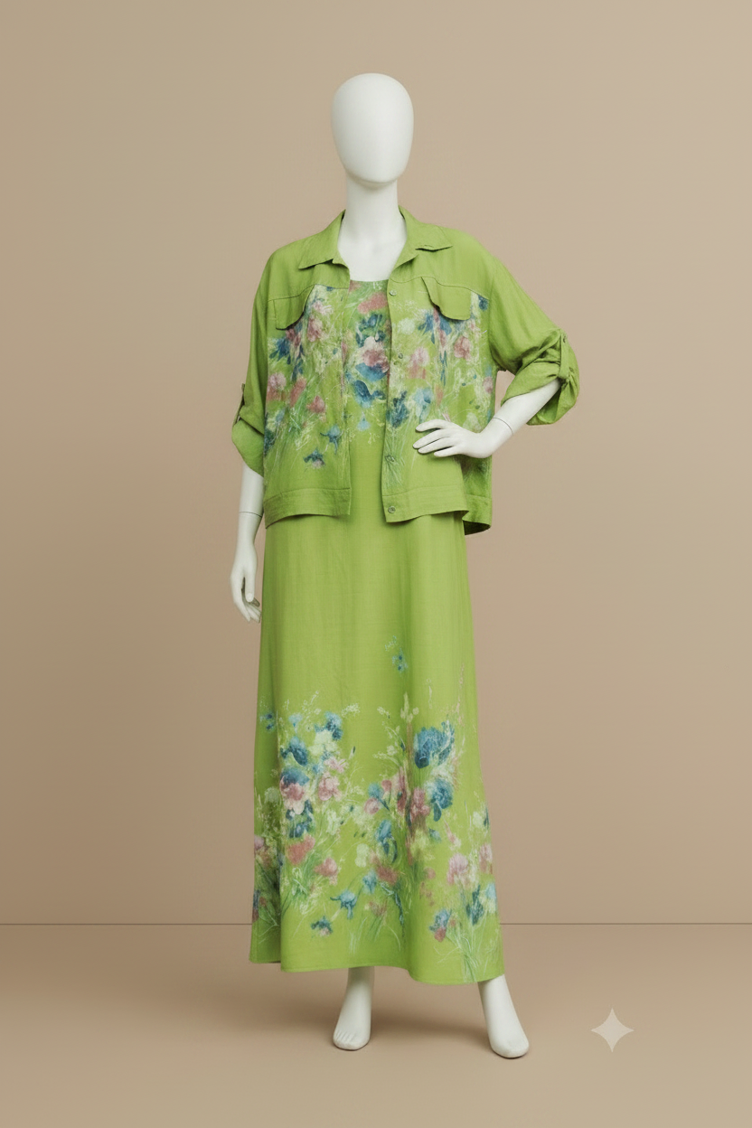 Robe 2 pièces robe + boléro bohème