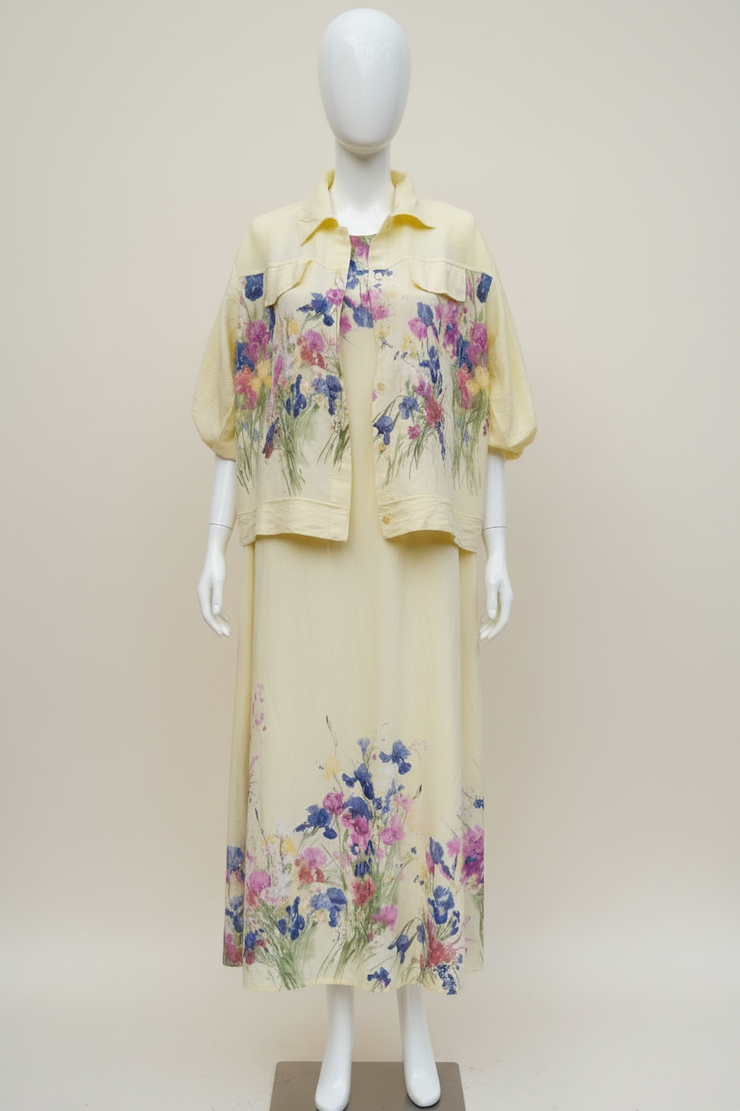 Robe 2 pièces robe + boléro bohème