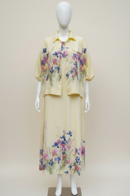 Robe 2 pièces robe + boléro bohème