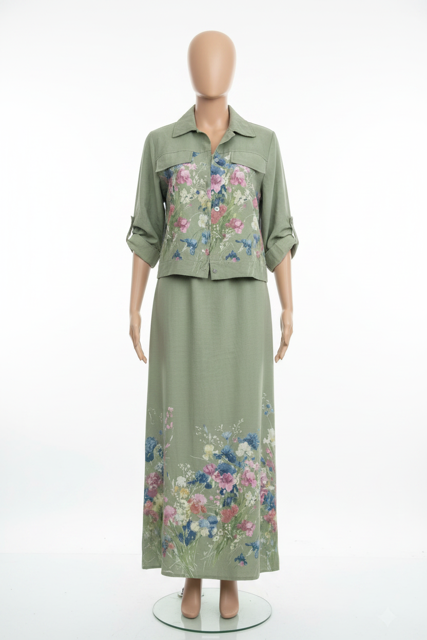 Robe 2 pièces robe + boléro bohème