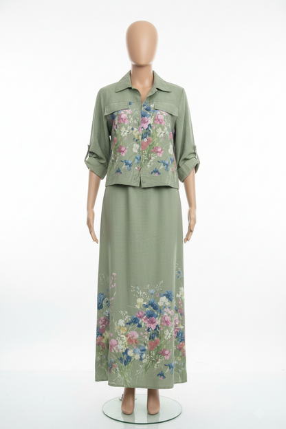 Robe 2 pièces robe + boléro bohème