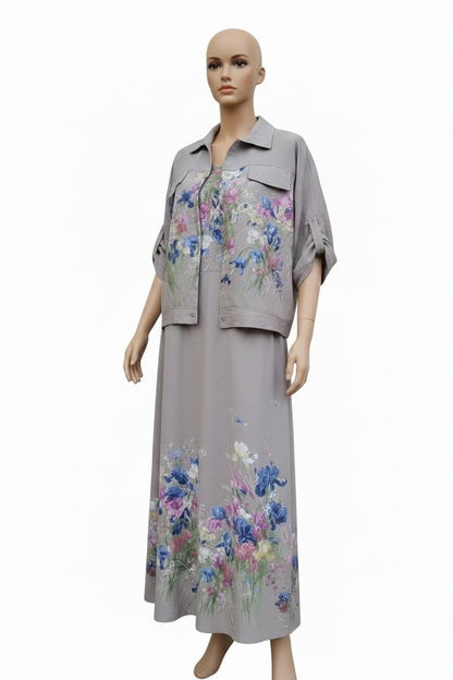Robe 2 pièces robe + boléro bohème